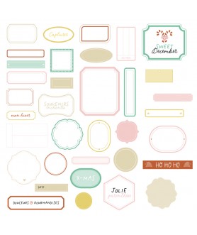 Die Cuts ÉTIQUETTES CARNET...