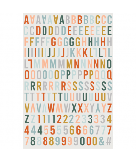 Alphabet Relief ETOILE DES...