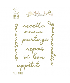 Matrices de découpes MOTS...