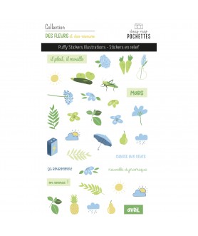 STICKERS PUFFY ILUSTRATIONS...