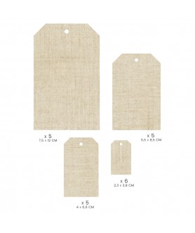 Etiquettes LIN BEIGE MURMURES