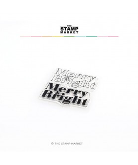 MODERN MERRY + BRIGHT STAMP