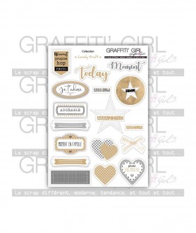 Die Cut LOVELY KRAFT