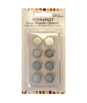 Magnetic Closures 8/Pkg