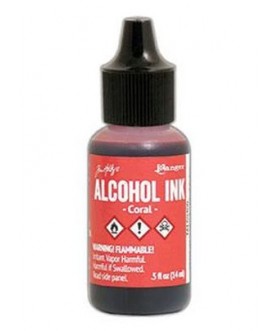 Tim Holtz Alcohol Ink Coral