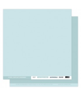 Papier Uni DUO BLEU AZUR