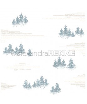 Papier Fir Forest Typo...