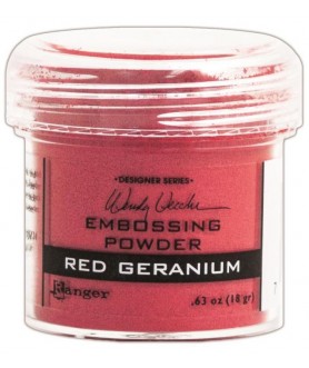 Embossing Powder Red Geranium