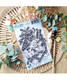 DIE CUTS JOLIES PHRASES SUD